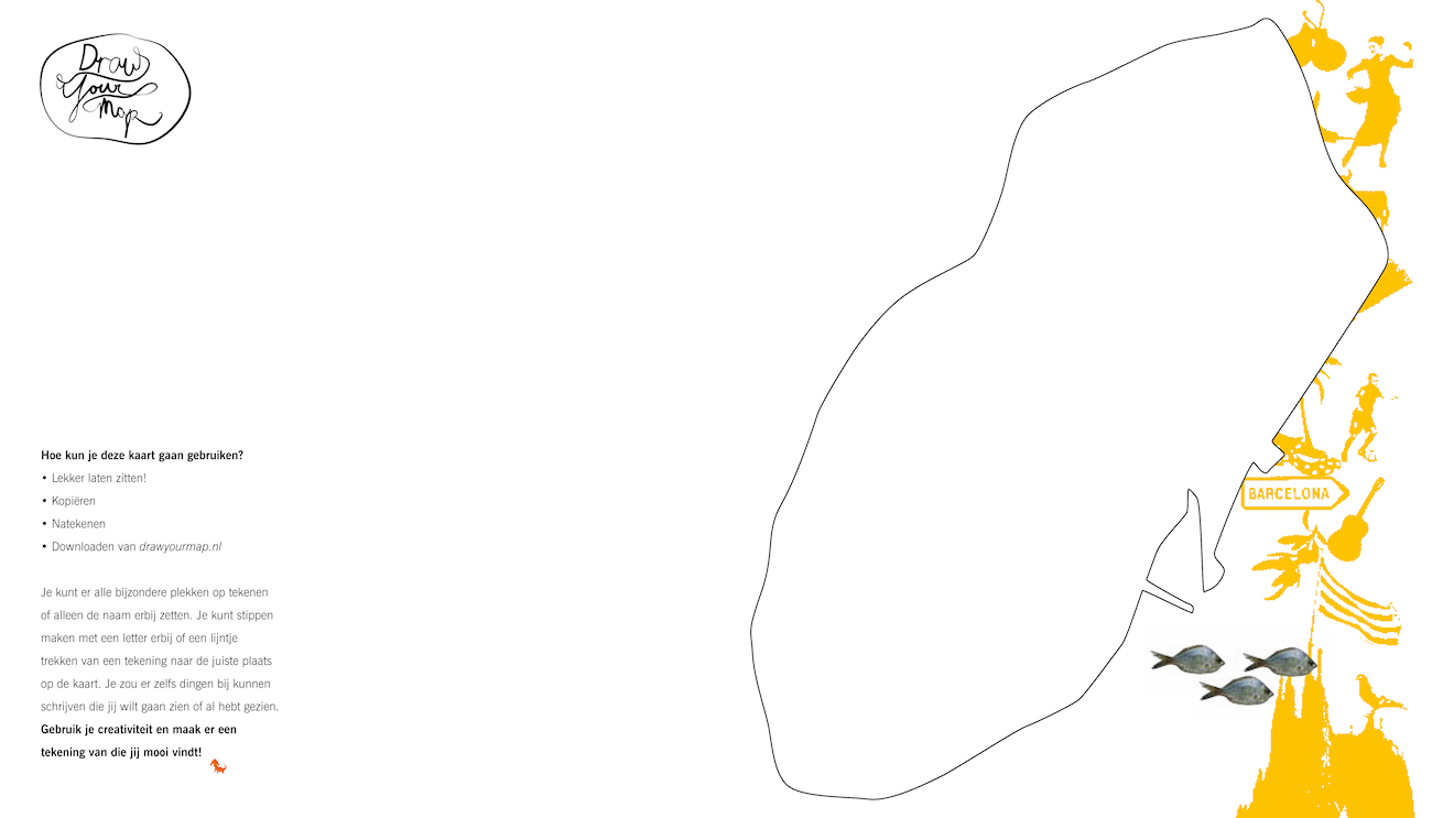 Kaart van Barcelona