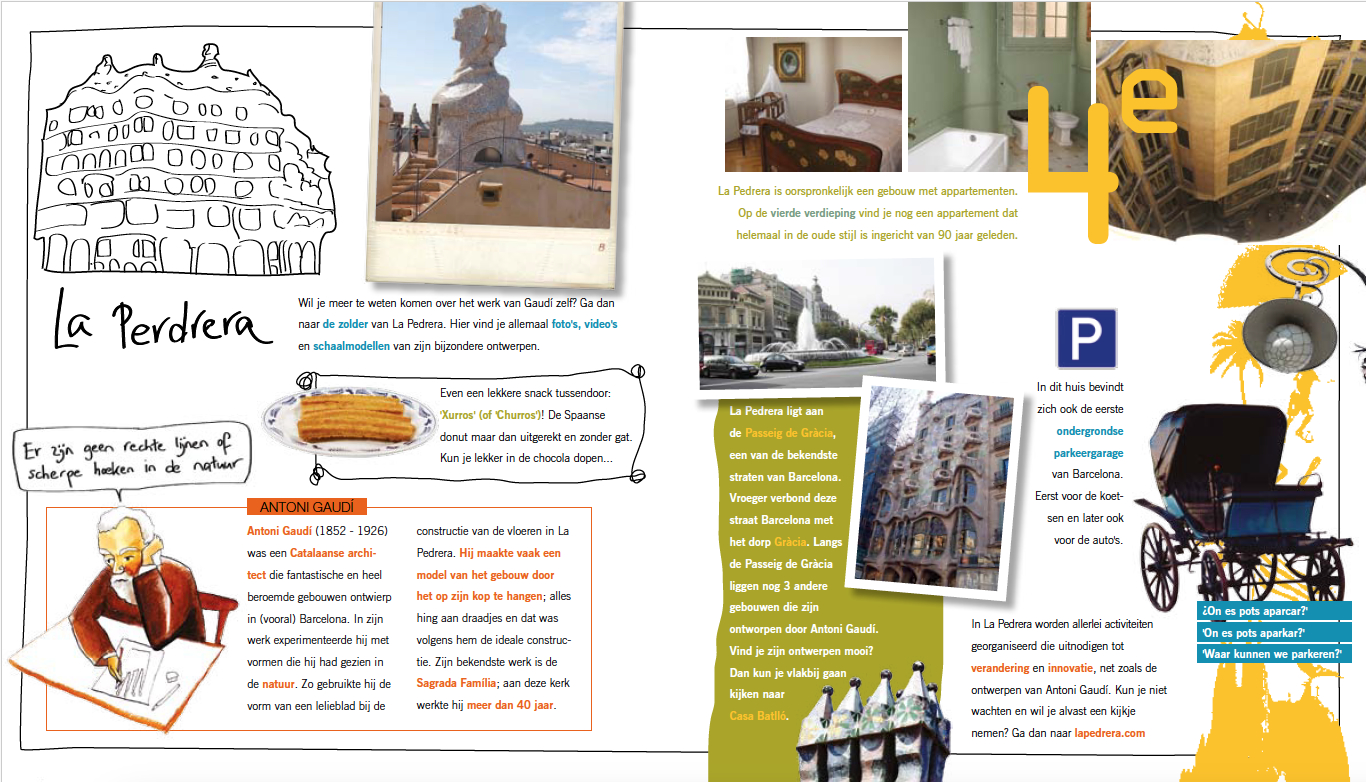 Voorbeeld pagina's Barcelona