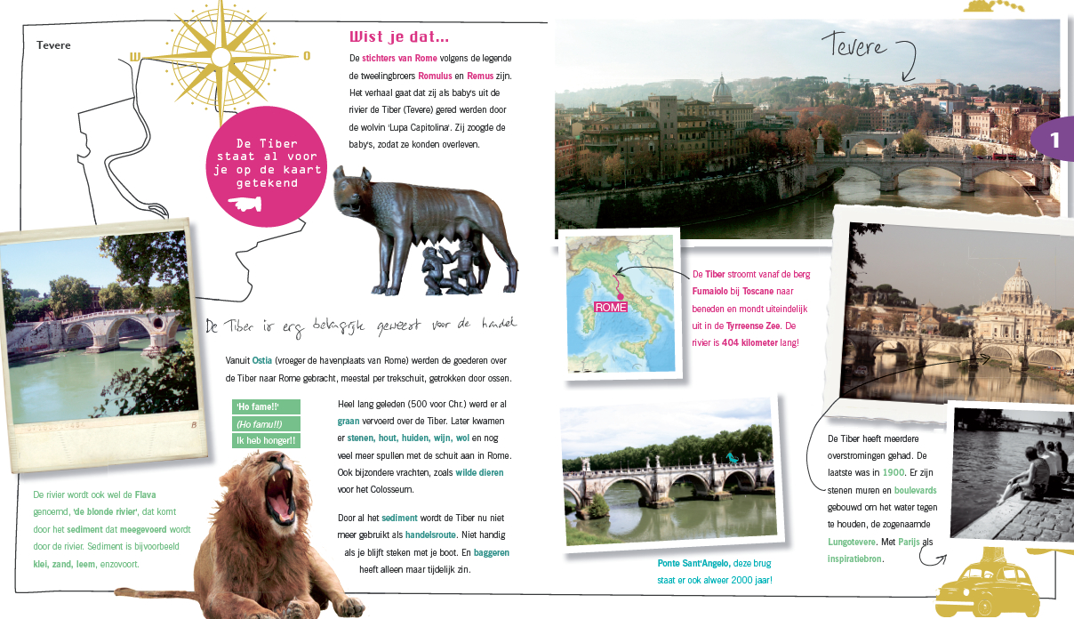 Voorbeeld pagina's Rome